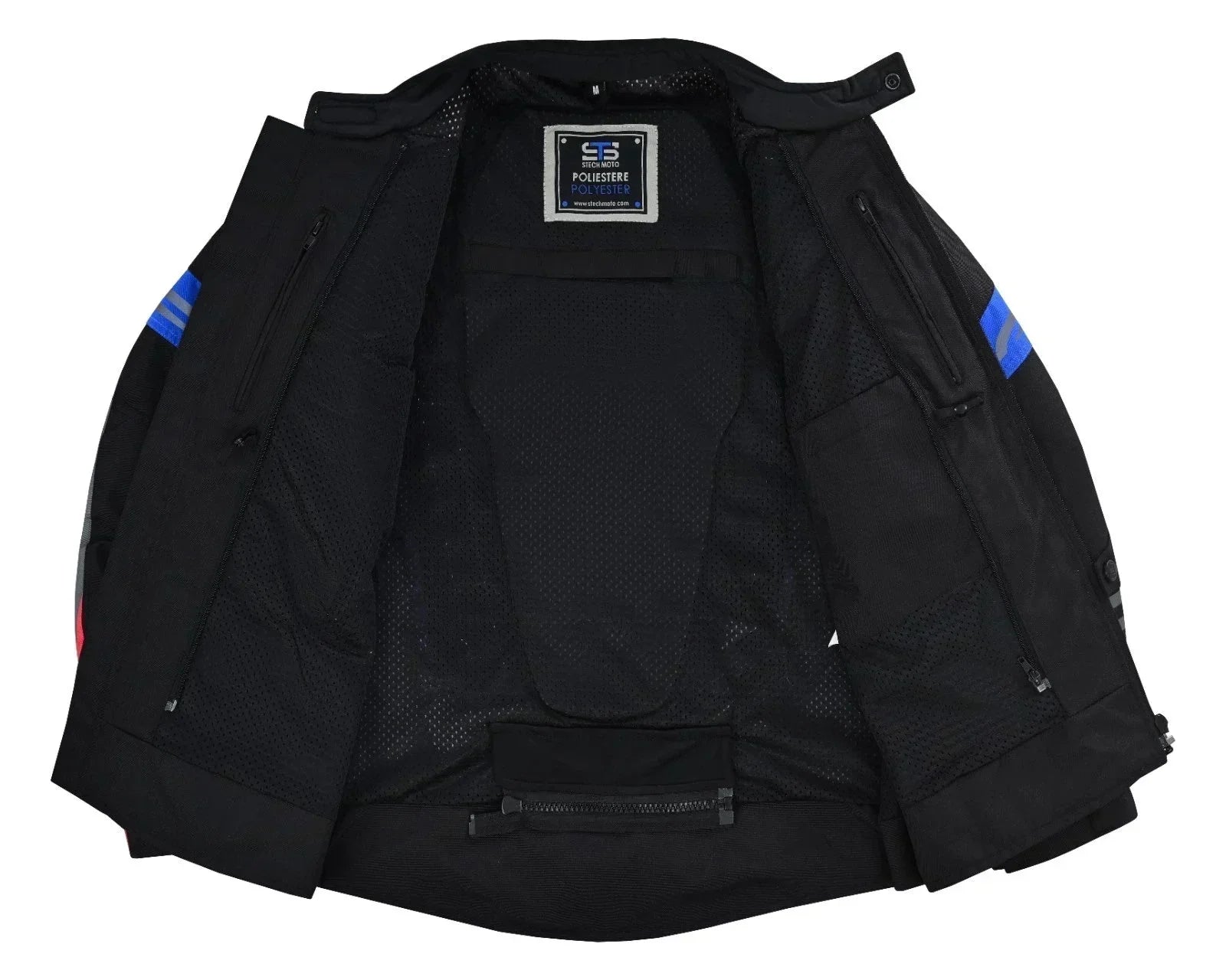Giubbotto moto in tessuto S-tech ST 828 ICE-ROAD H2Out 3 Strati e 4 Stagione ST