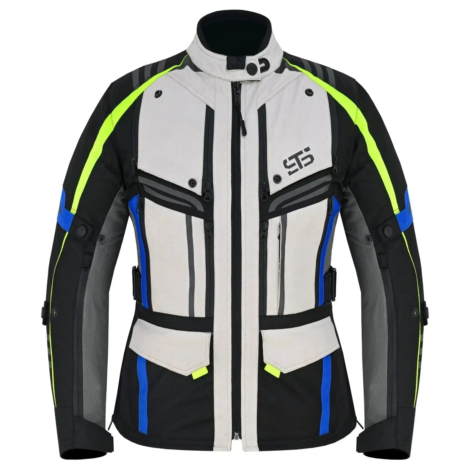 Moto giubbotto in tessuto S-Tech ST 828 ICE-ROAD H2Out 3 Strati 4-Stagione
