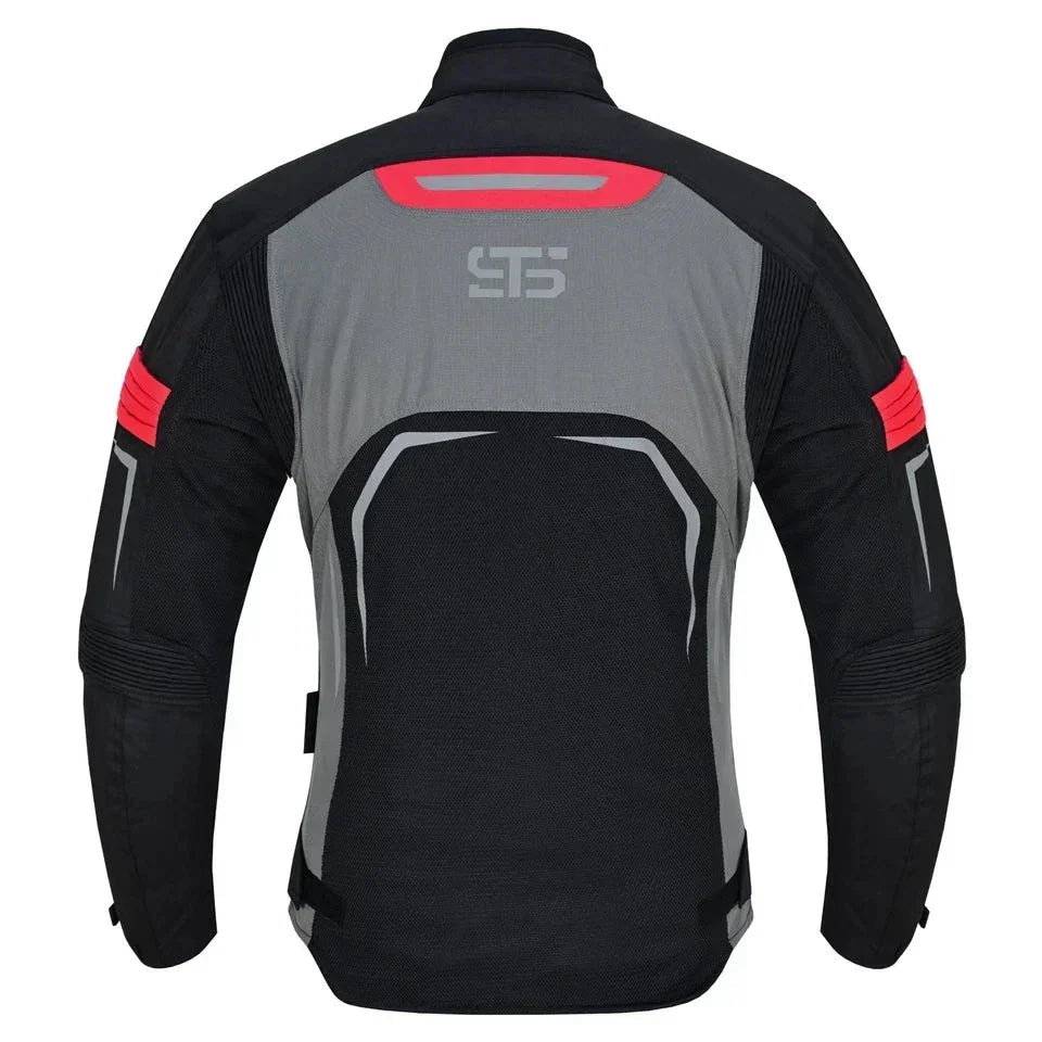 Moto giubbotto estivo in tessuto da uomo Stechmoto ST 865 AIR H2Out 3Strati 4S ST