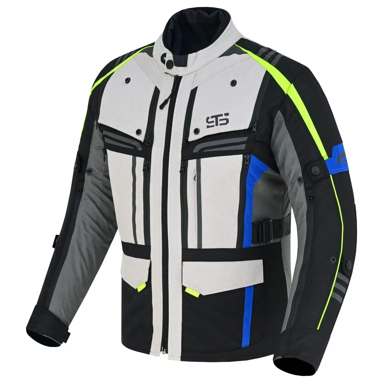Moto Giubbotto in tessuto S-tech ST 828 ICE-ROAD H2Out 3 Strati e 4 Stagione ST
