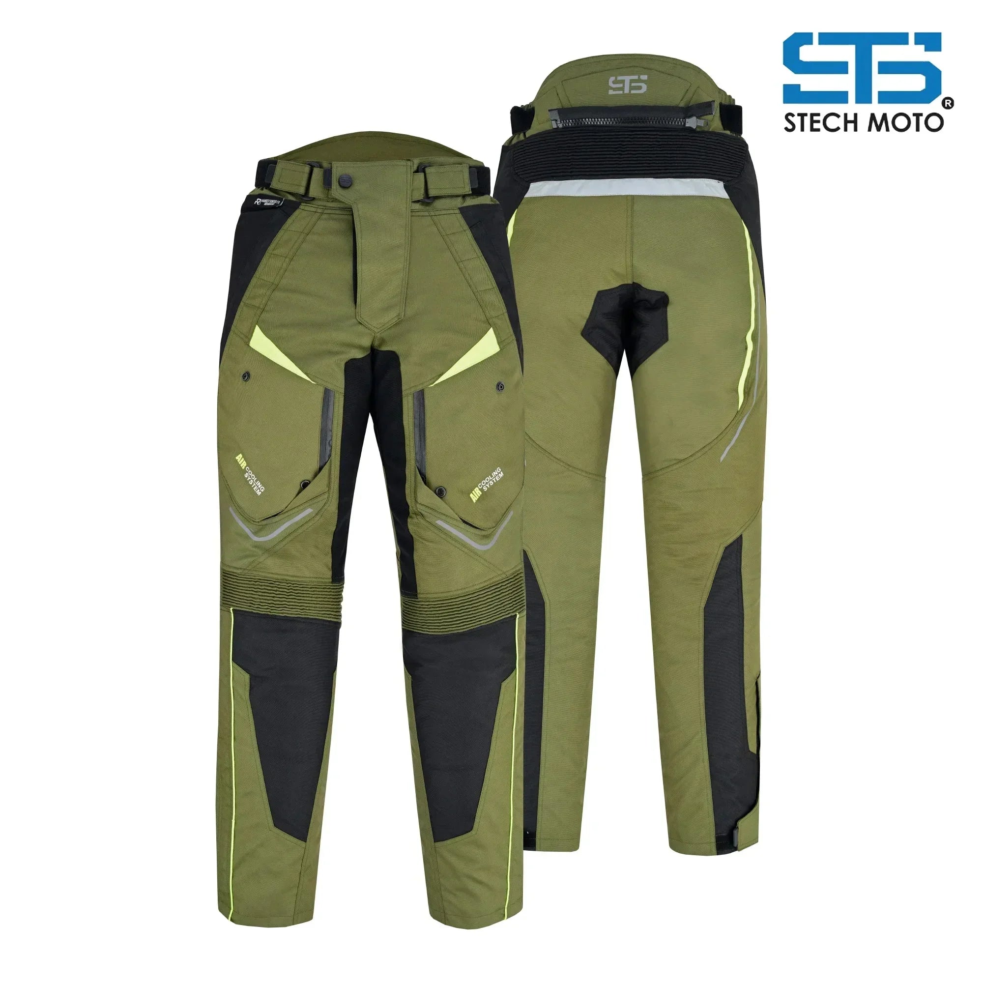 Moto pantaloni in tessuto-tex S-tech ST 825 Volcano H2Out 3-Strati e 4-Stagione ST