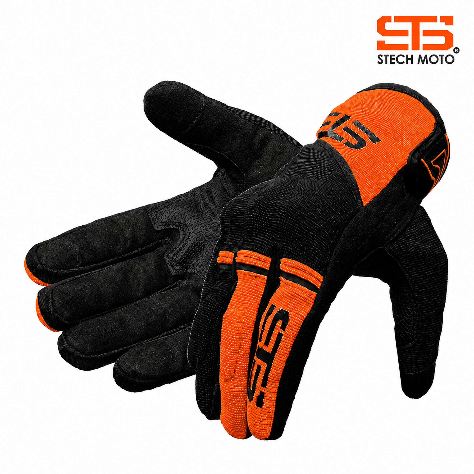 Moto Guanti in tessuto S-tech F-835 Matt Moto cross Enduro Off-Road