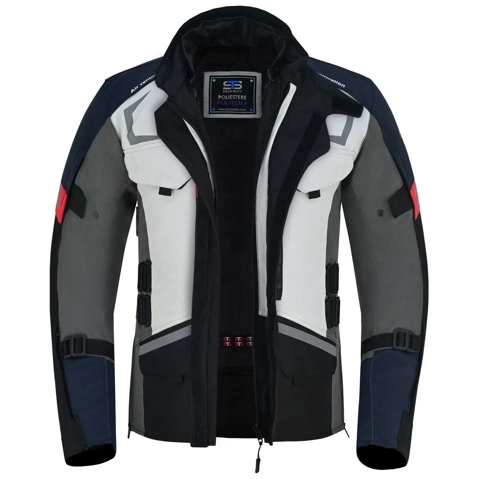 Moto Giacca in Tessuto  S-tech ST 815 Venom-X H2Out 3-Strati 4-Stagione ST