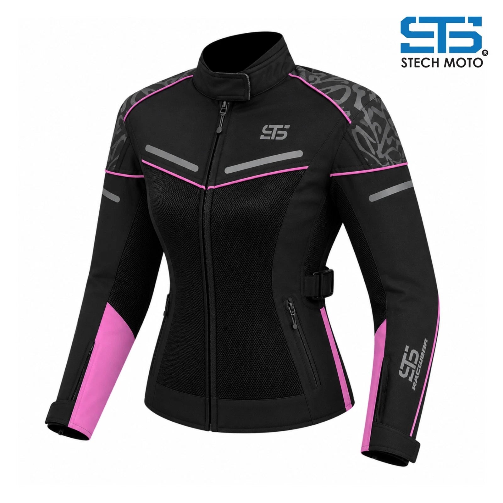 Moto giubbotto estivo in tessuto da donna S-tech ST 001 AIR H2Out e 2 strati