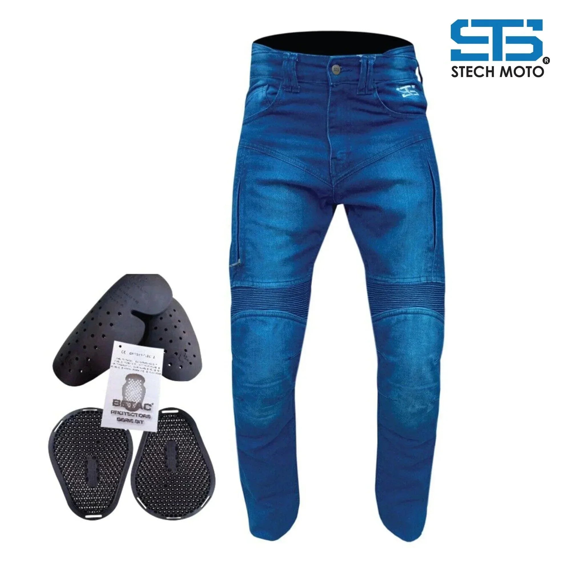 Jeans da Moto pantaloni tecnico S-tech ST 666 Falcon con Aramide