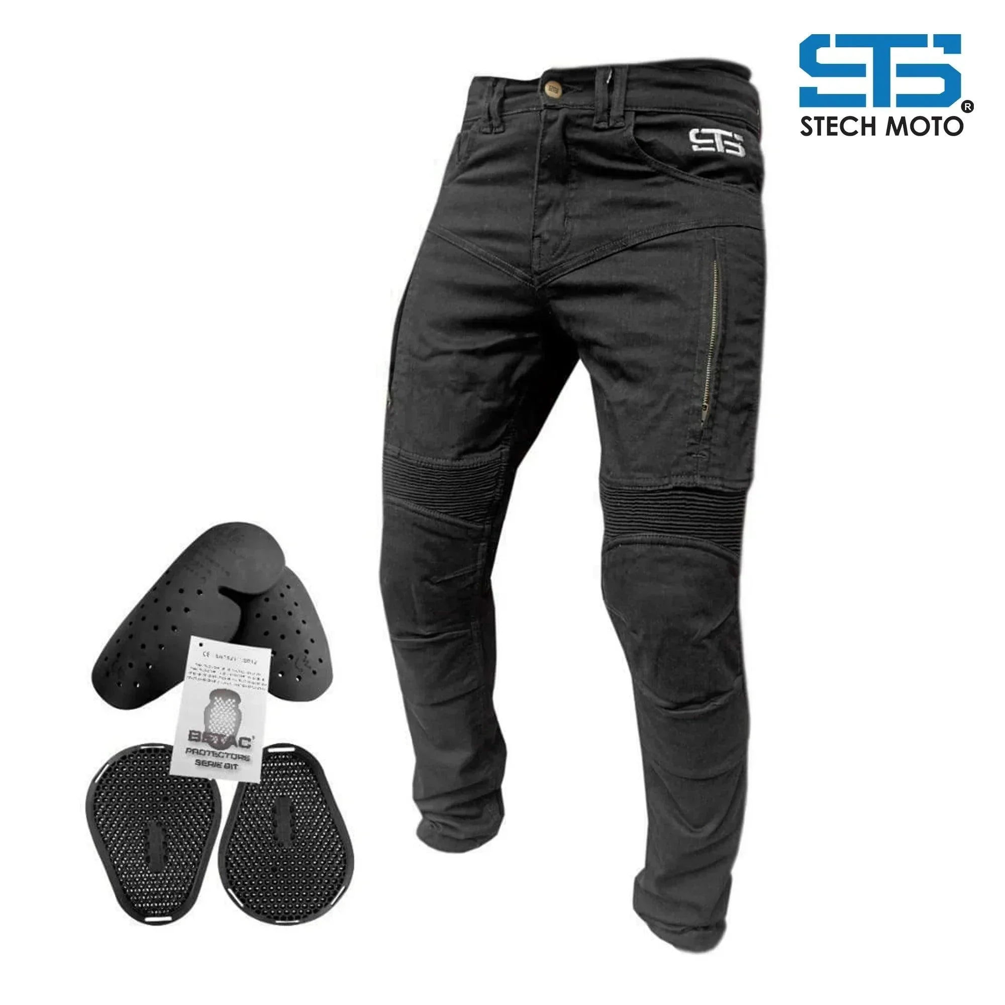 Moto Jeans Trousers Tecnico S-tech ST 666 Falcon con Aramide