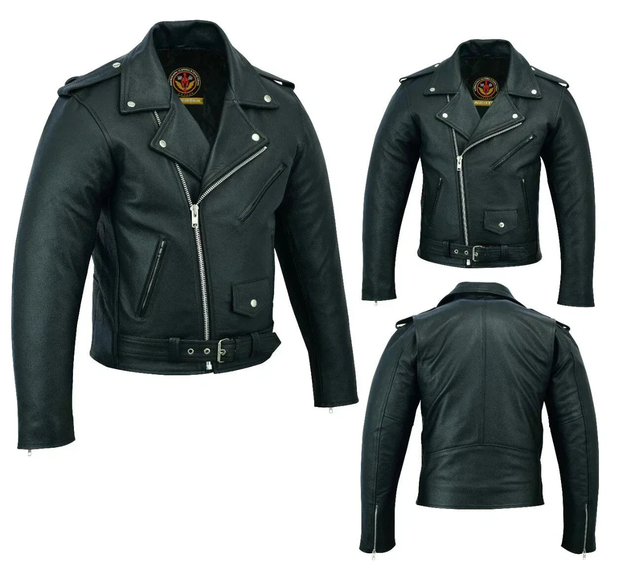 Giubbotto in pelle da Uomo Stechmoto ST 1530 Brando Vintage Custom & Café Race ST