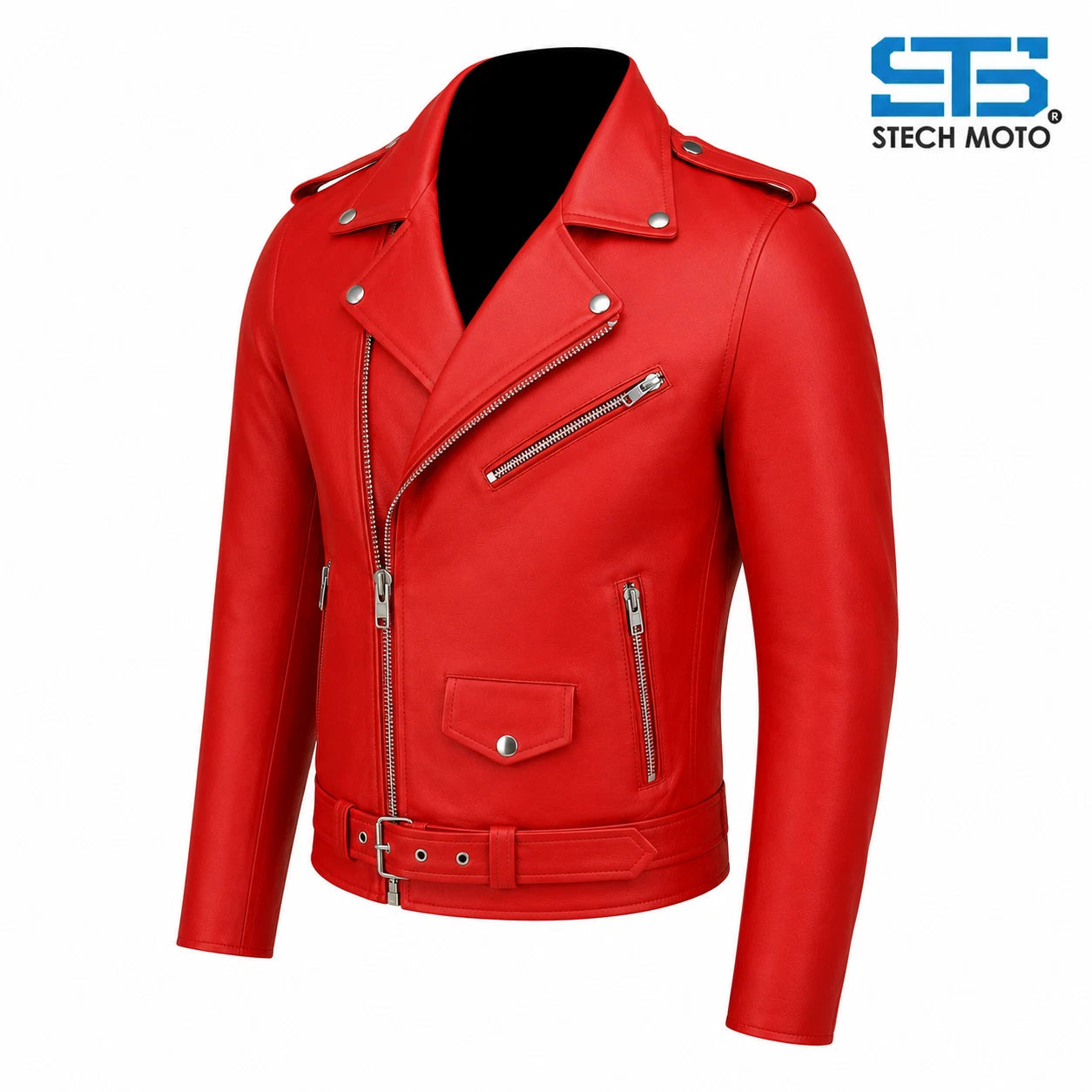 Giubbotto in pelle da Uomo S-tech ST 1530 Brando Vintage Custom & Café Race