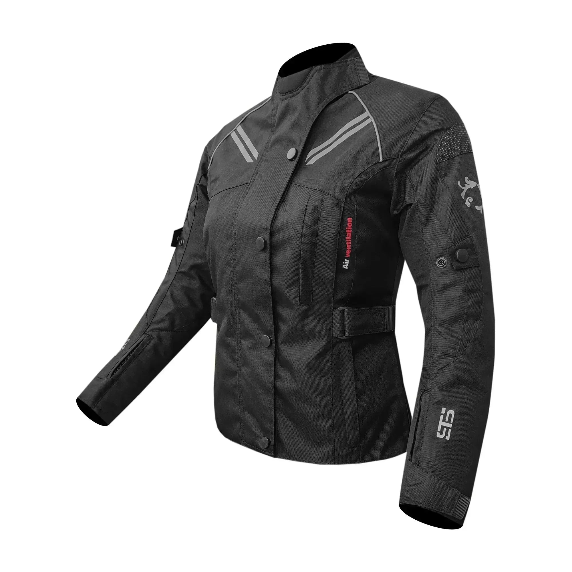 Giubbotto moto in tessuto da donna S-tech ST 840 H2O Tech Tre strati 4-stagioni