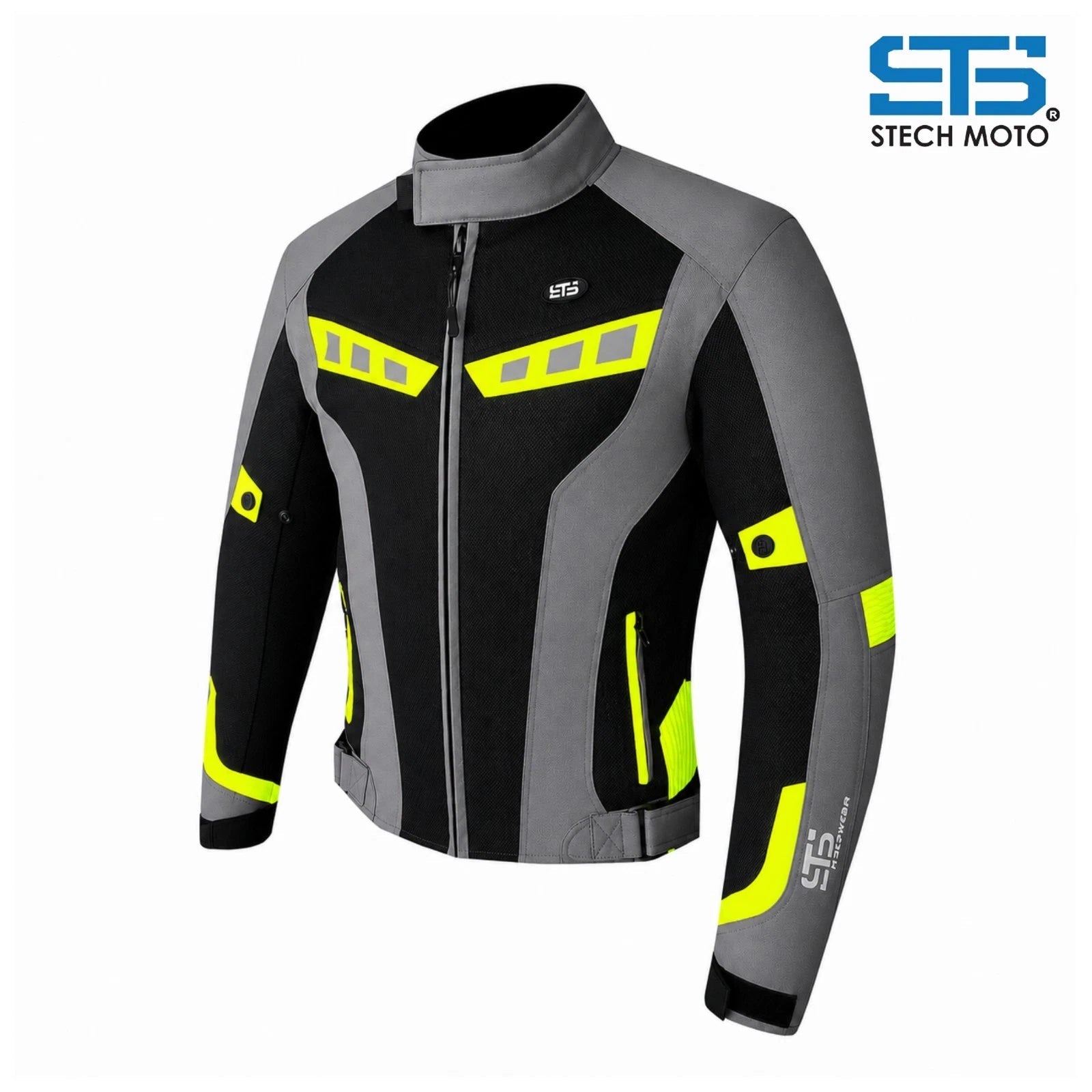 Moto giacca in tessuto estivo da uomo S-tech ST 851 AIR H2Out 2 Strati