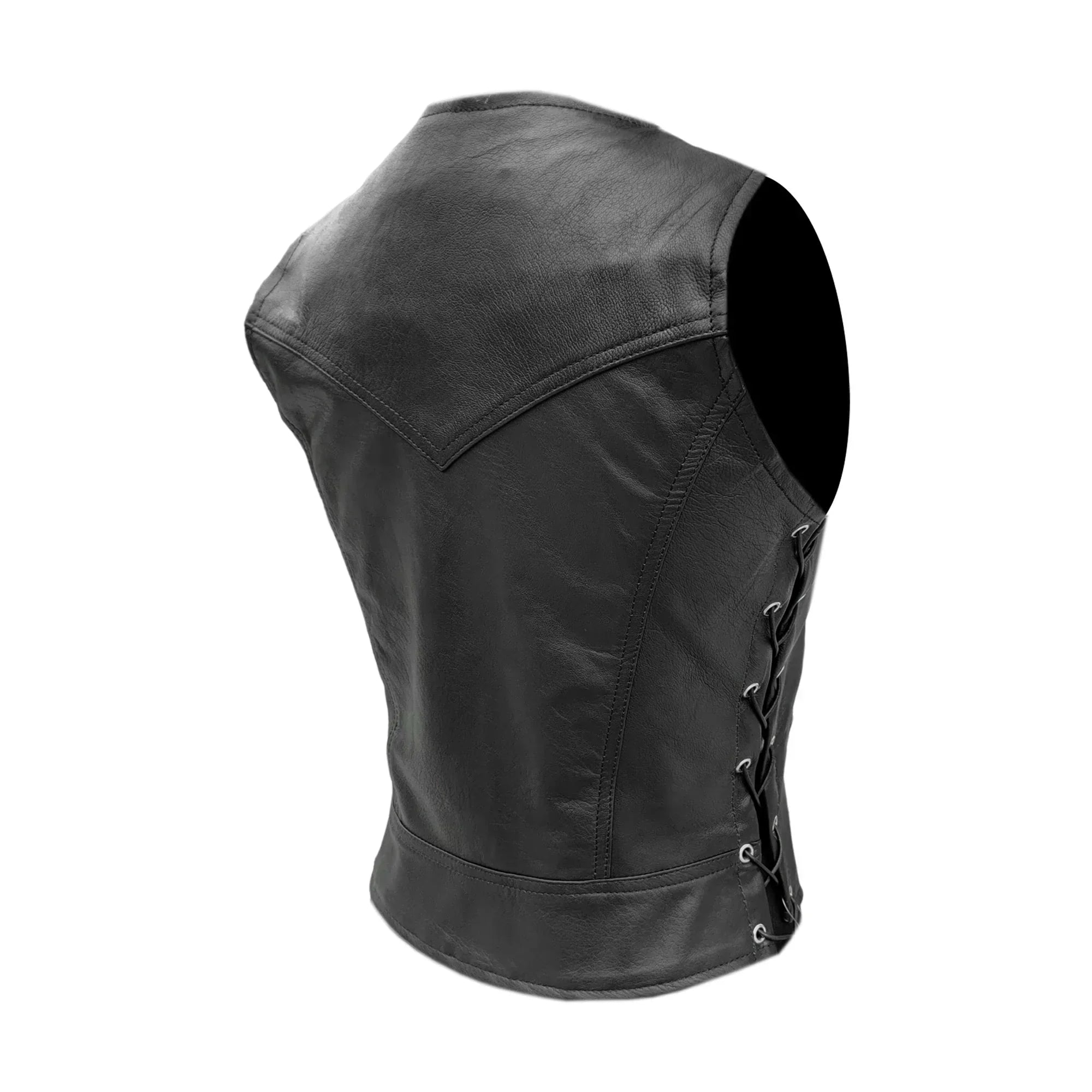 Moto Gilet in pelle da donna Stechmoto ST 1160 Vintage Custom & Café Race ST
