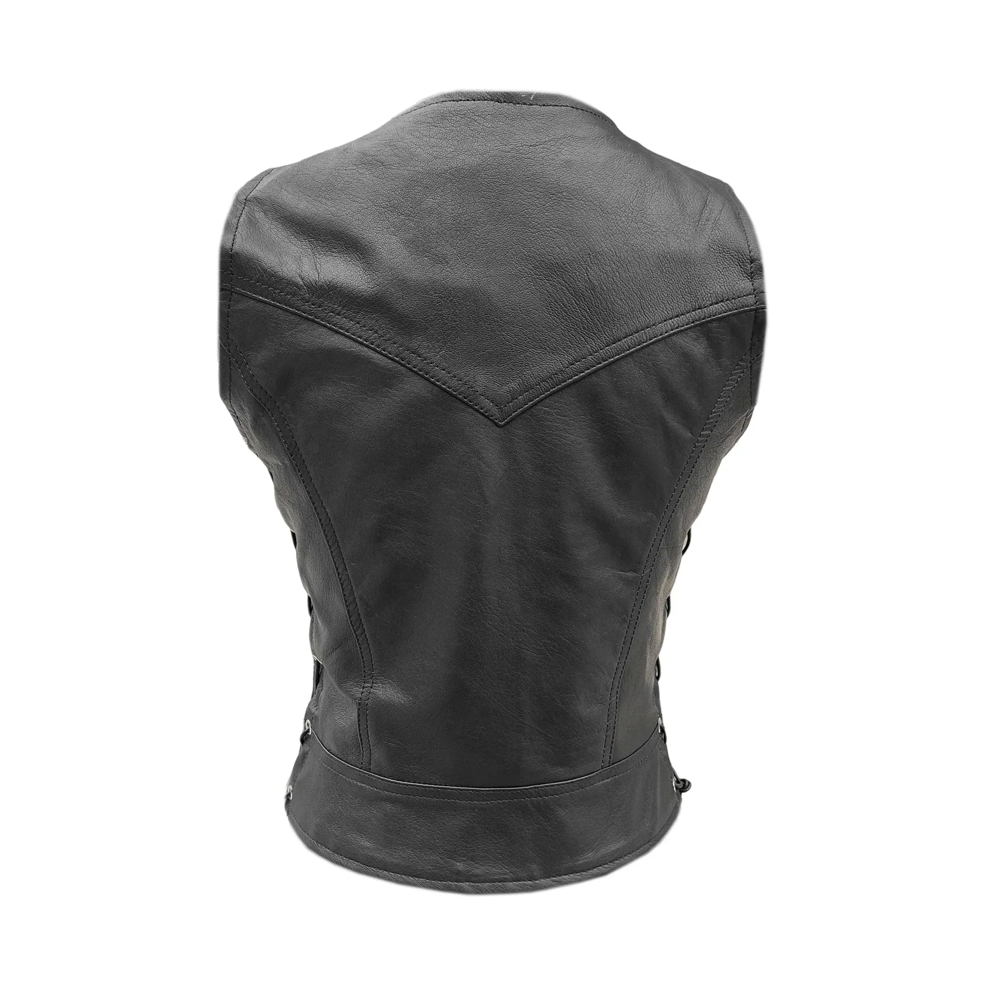Moto Gilet in pelle da donna Stechmoto ST 1160 Vintage Custom & Café Race ST