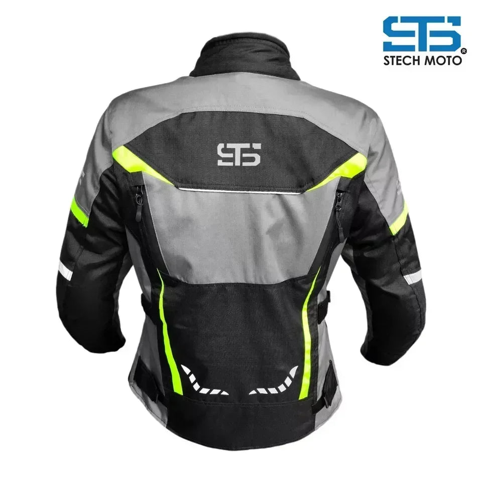 Giubbotto Moto in tessuto Stechmoto ST 1602 X-STELVIO H2Out 3-strati 4-Stagione ST