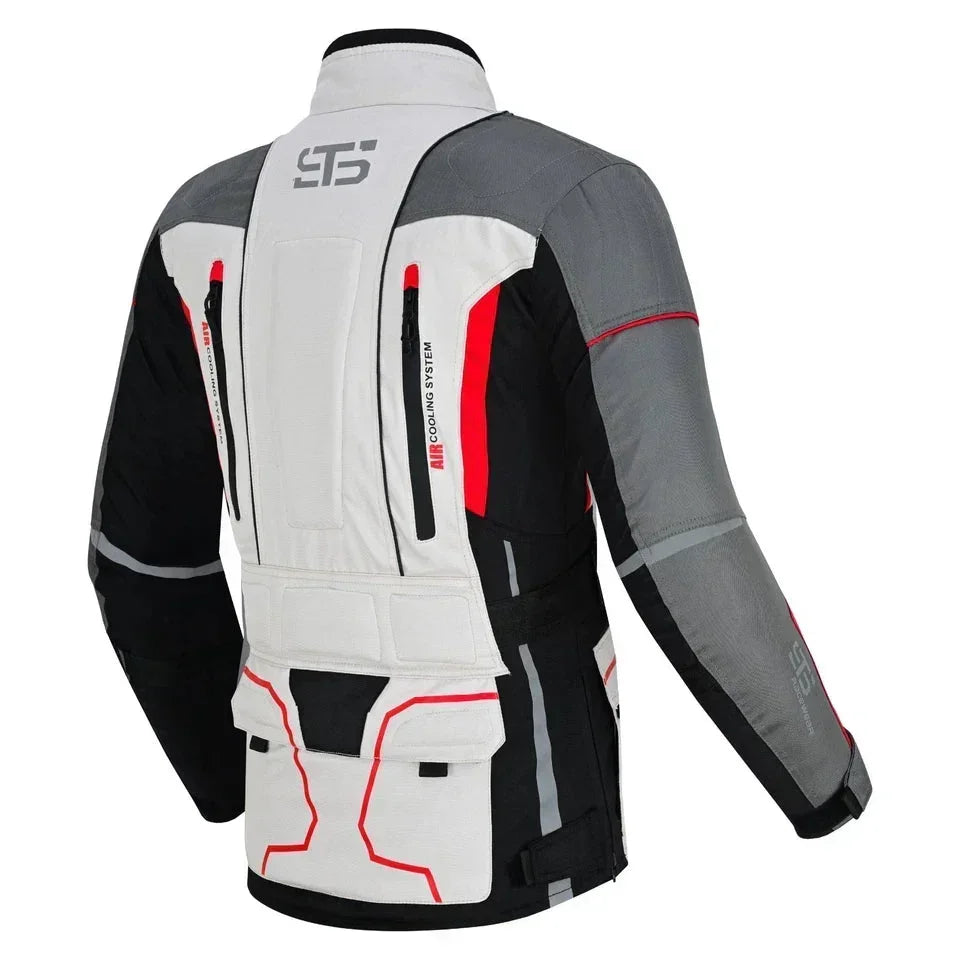 Giubbotto Moto  in tessuto da donna Stechmoto ST 825 Volcano H2Out 3 Strati 4 Stagione ST