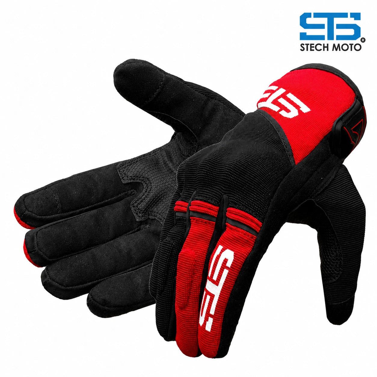 Guanti da Moto in tessuto S-tech F-835 Matt Enduro Cross Off-Road
