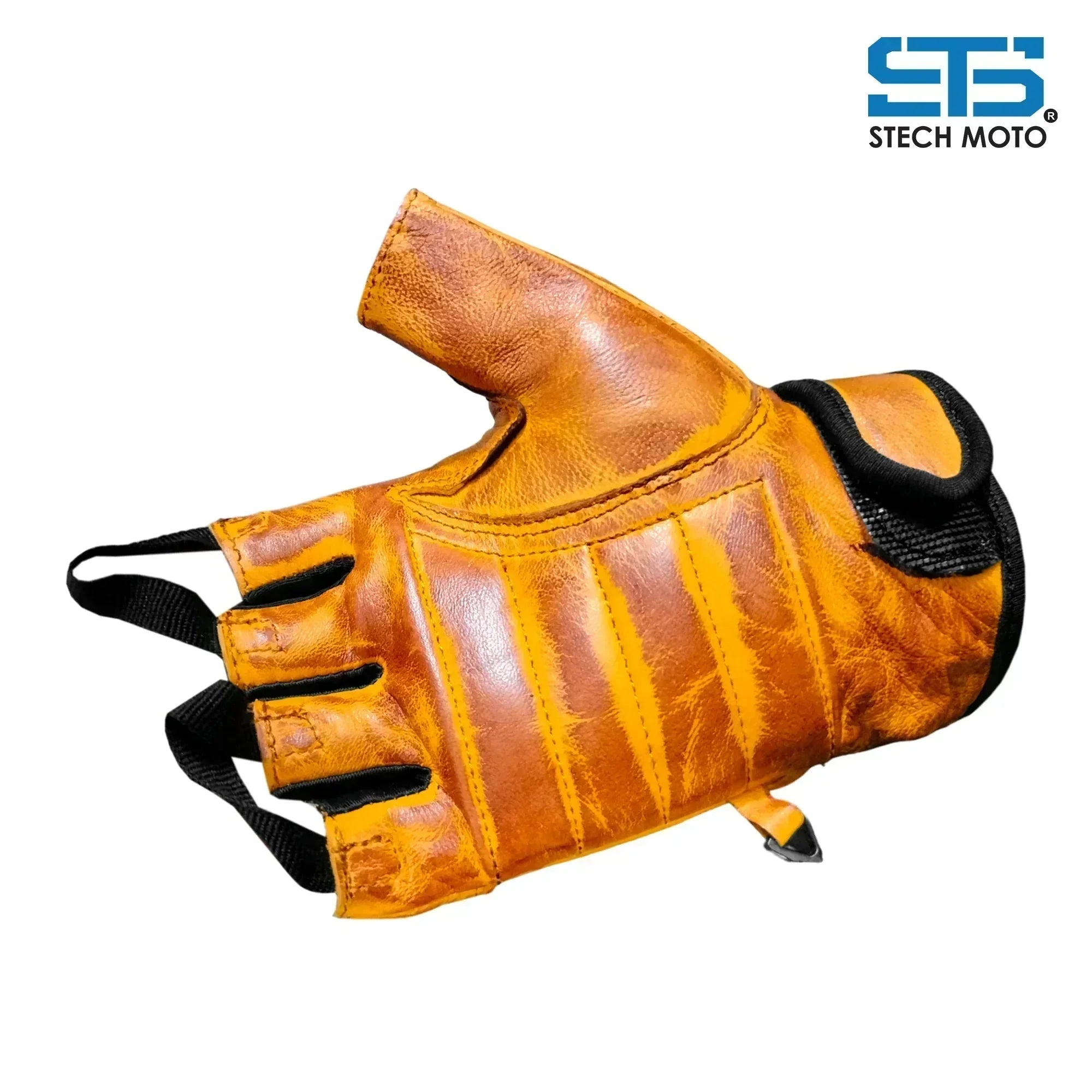 Moto guanti in pelle Stechmoto ST 005 Vintage custom e Café Race ST