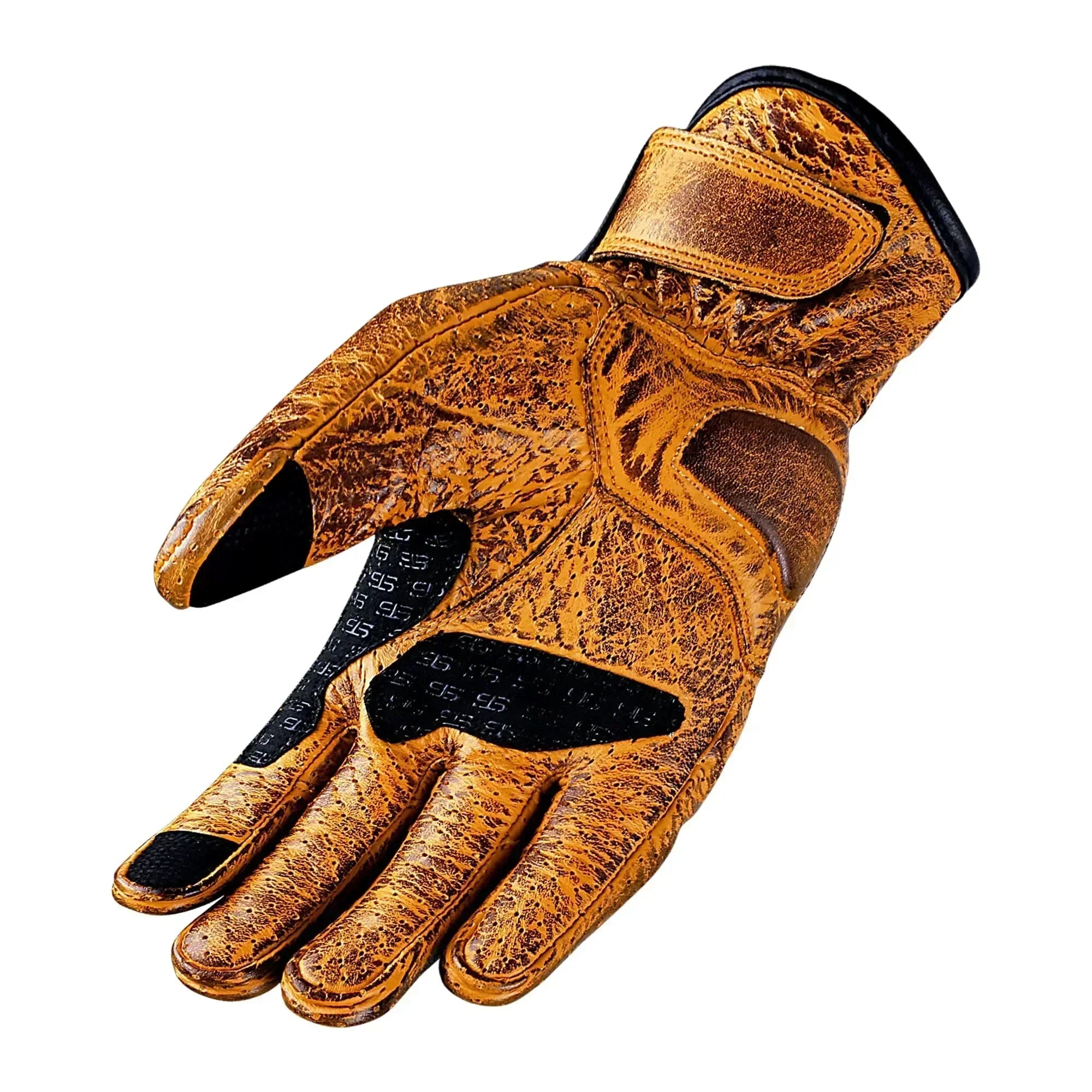 Guanti da Moto Pelle estivo Stechmoto ST 1720 Domino AIR Vintage Custom e Café Race ST