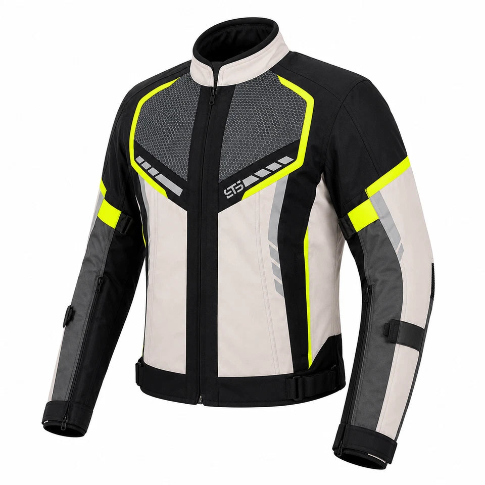 Giubbotto moto in tessuto da uomo S-tech ST 845 BXT h2out 3-Strati 4-Stagione