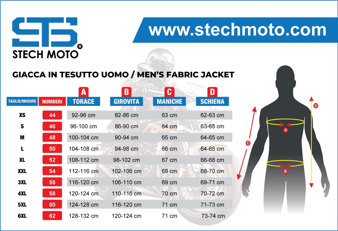 Giacca in tessuto uomo STECH MOTO · ST 860 AIR Ramsis